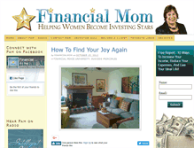 Tablet Screenshot of financialmom.com